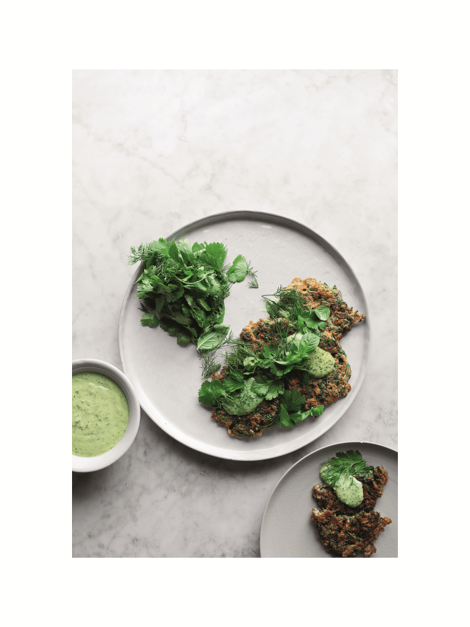 Iranian herb fritters.png