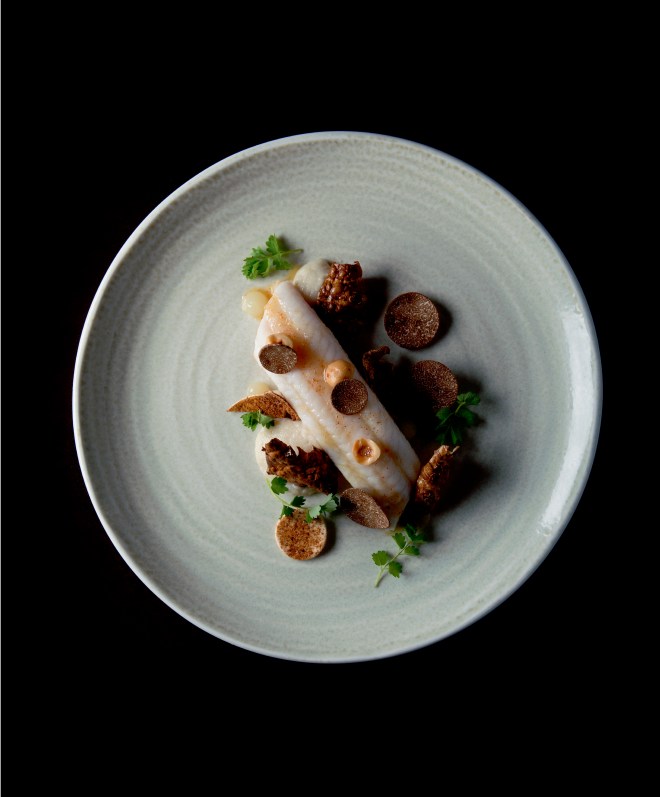 Sole Jerusalem artichoke Black truffle - Copyright Eduardo Torres