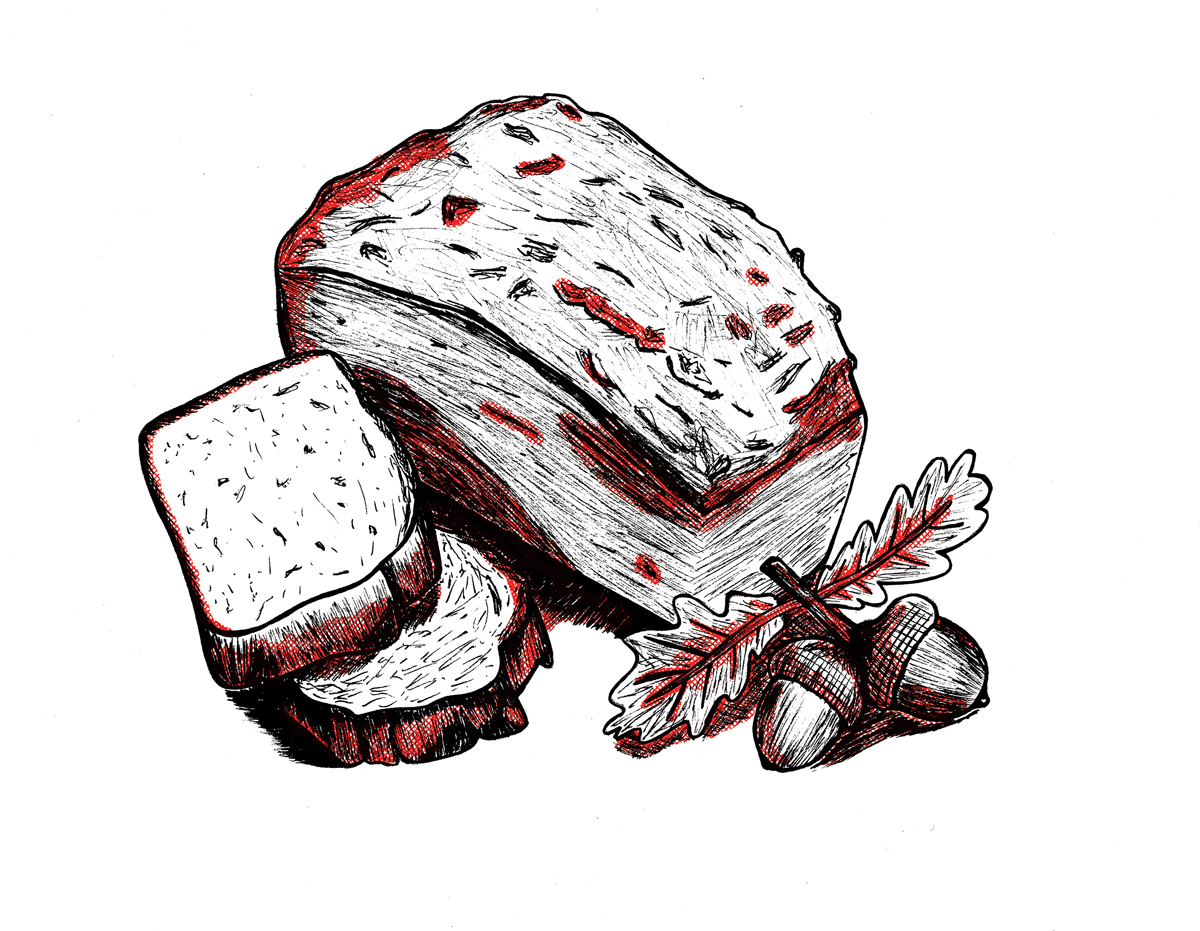 Frankenstein acorn bread image