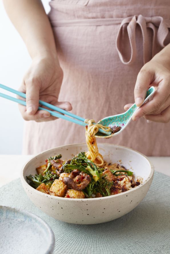 Smoked Tofu & Broccoli Korean Ram-don - 029